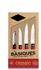 Cofanetto 4 coltelli da cucina manico in legno prodotti in Francia
