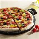 Pizza Stone liscio 37 cm antracite Fusain Emile Henry