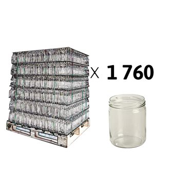 Vasetto in vetro per ventrigli, creme, paté. 446 ml (1760pz.)
